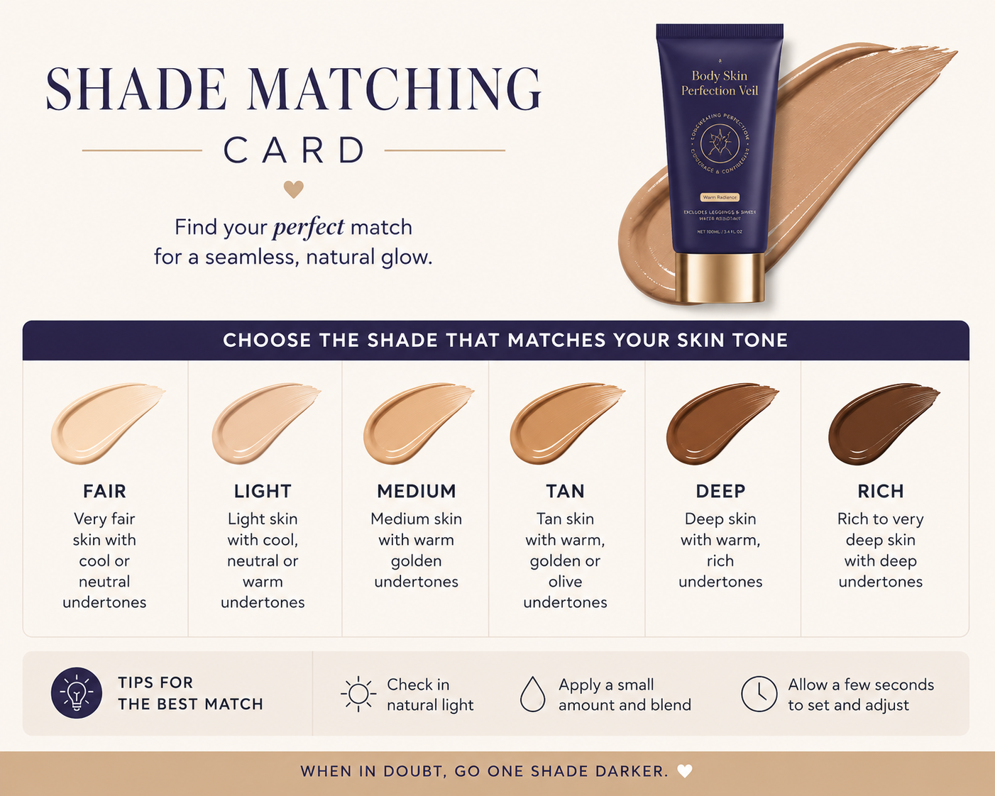 Shade Matching Card