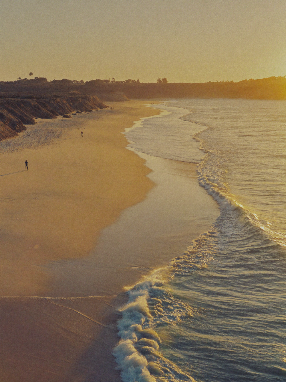 Australian coastline at golden hour