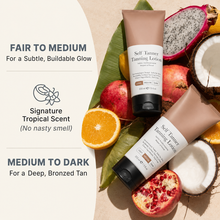 Shade guide, fair to medium and medium to dark
