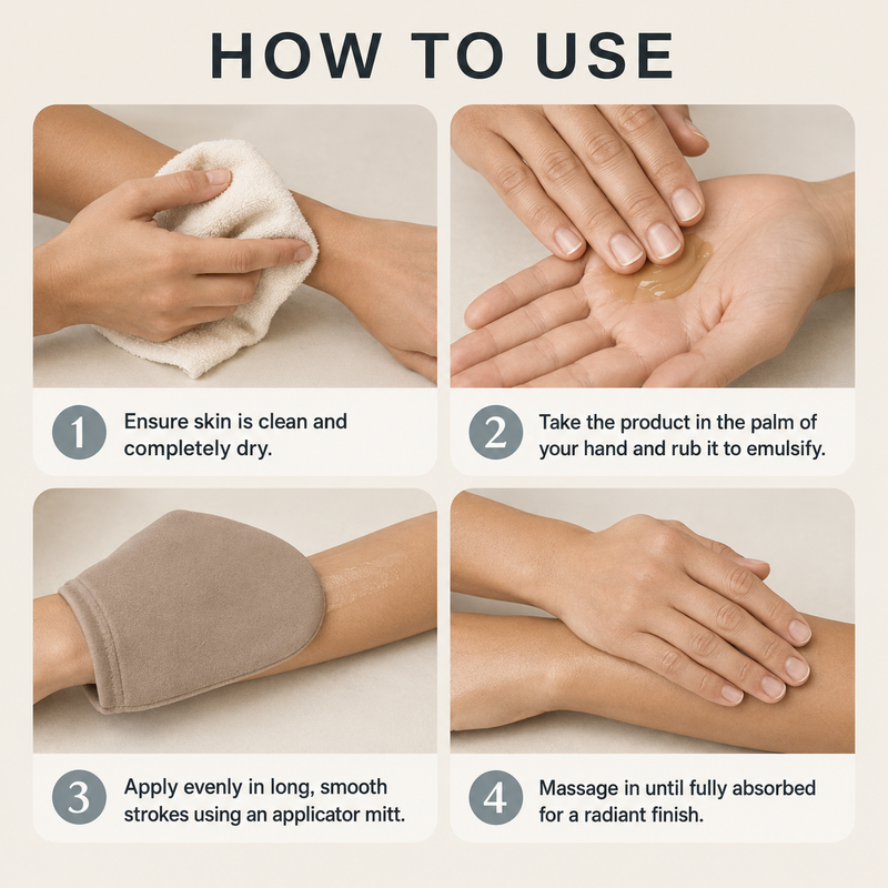 How to use in four steps